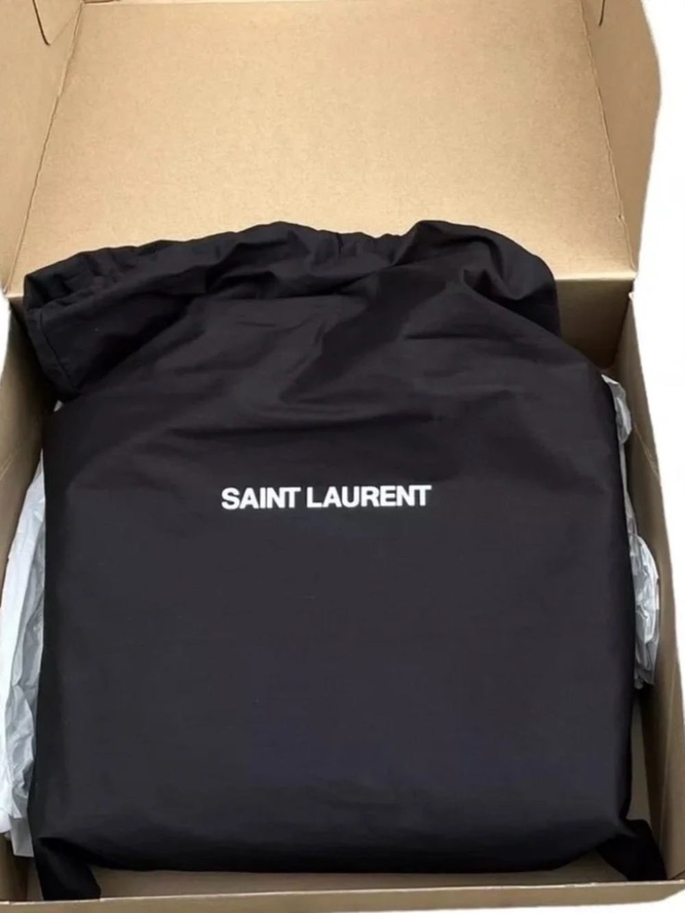 Saint Laurent Large Black Tote YSL East West Shopper NEW - Picture 2 of 12